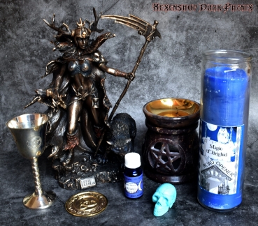 Hexenshop Dark Phönix Magic of Brighid Ritual Glaskerzen Set Wegbereiter
